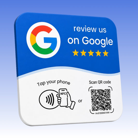 Placa de Reseñas Google TapPlate™