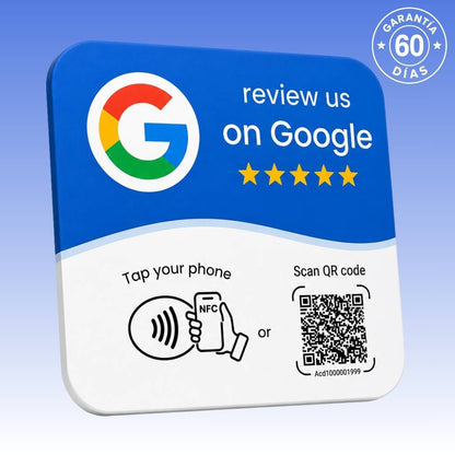 Placa de Google Reviews